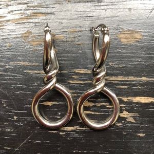 Stainless Steel Twist Earrings